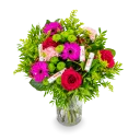 mix květin s čokoládou